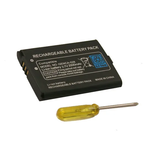 

2000mAh 3.7V Rechargeable Lithium-ion Battery + Tool Kit Pack for Nintendo 3DS