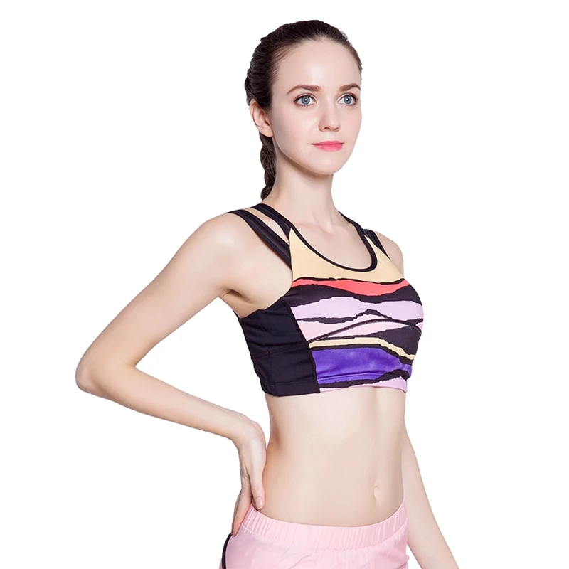 2018-Fitness-Women-Sexy-Print-Push-Up-Quick-Dry-Breathable-Shoulder-Strap-Polyester-Elastic-Yoga-Running (3)