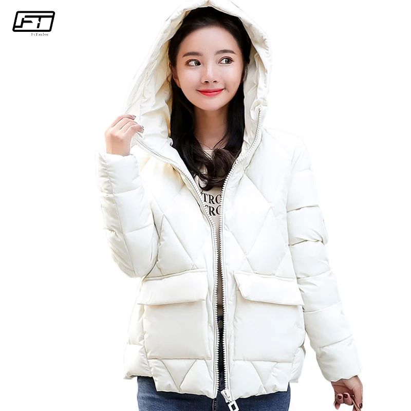 Fitaylor 2018 Winter Down Jacket Women Outerwear Plus Size