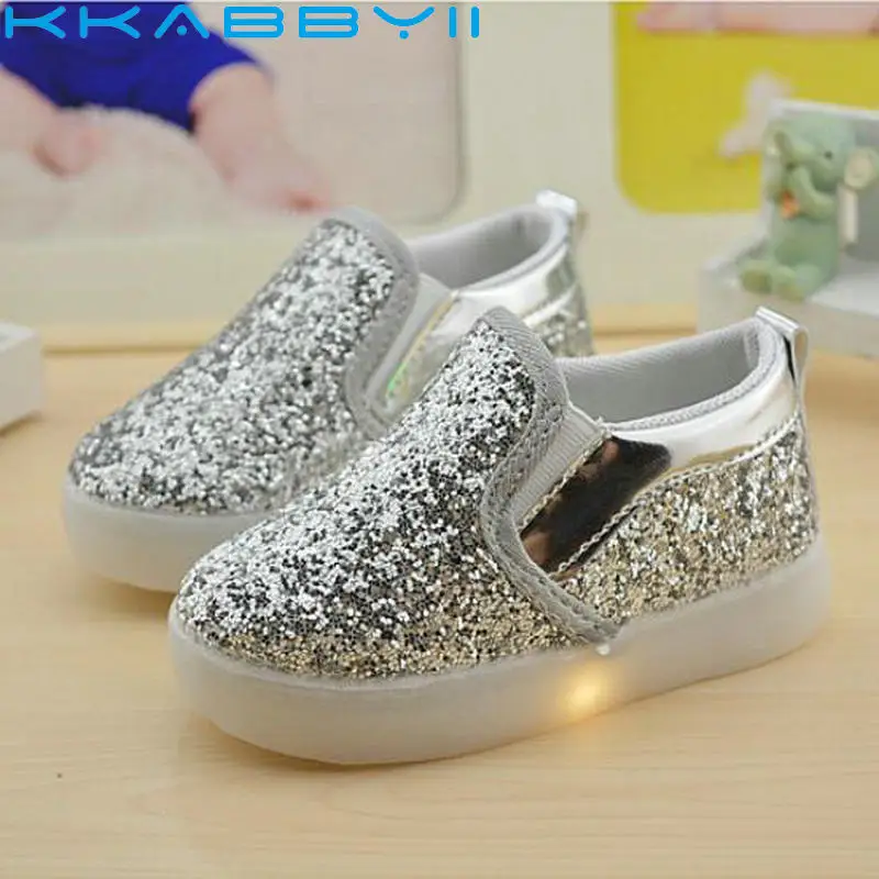 جديد الطفل الفتيات الفتيان الصمام الخفيفة حذاء طفل المضادة للانزلاق الأحذية الرياضية أطفال الأطفال الترتر بو الشقق أحذية رياضية