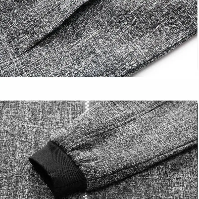 Мужская куртка большого размера 6XL 7XL 8XL 9XL с длинным рукавом на молнии