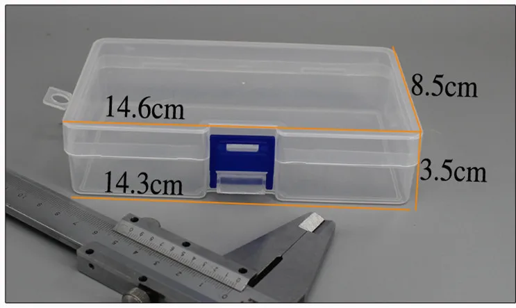 2 цвета пластиковая коробка для хранения Прозрачная Коробка для хранения Домашний контейнер Органайзер ювелирные изделия бусины коробки
