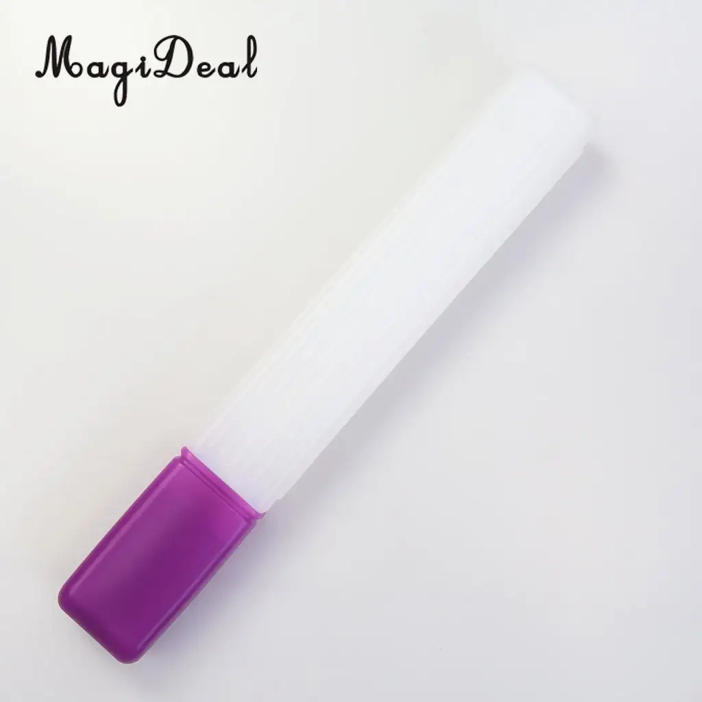 41x6cm Plastic Clear Knitting Needle Crochet Hook Tube Case Holder Storage Case 