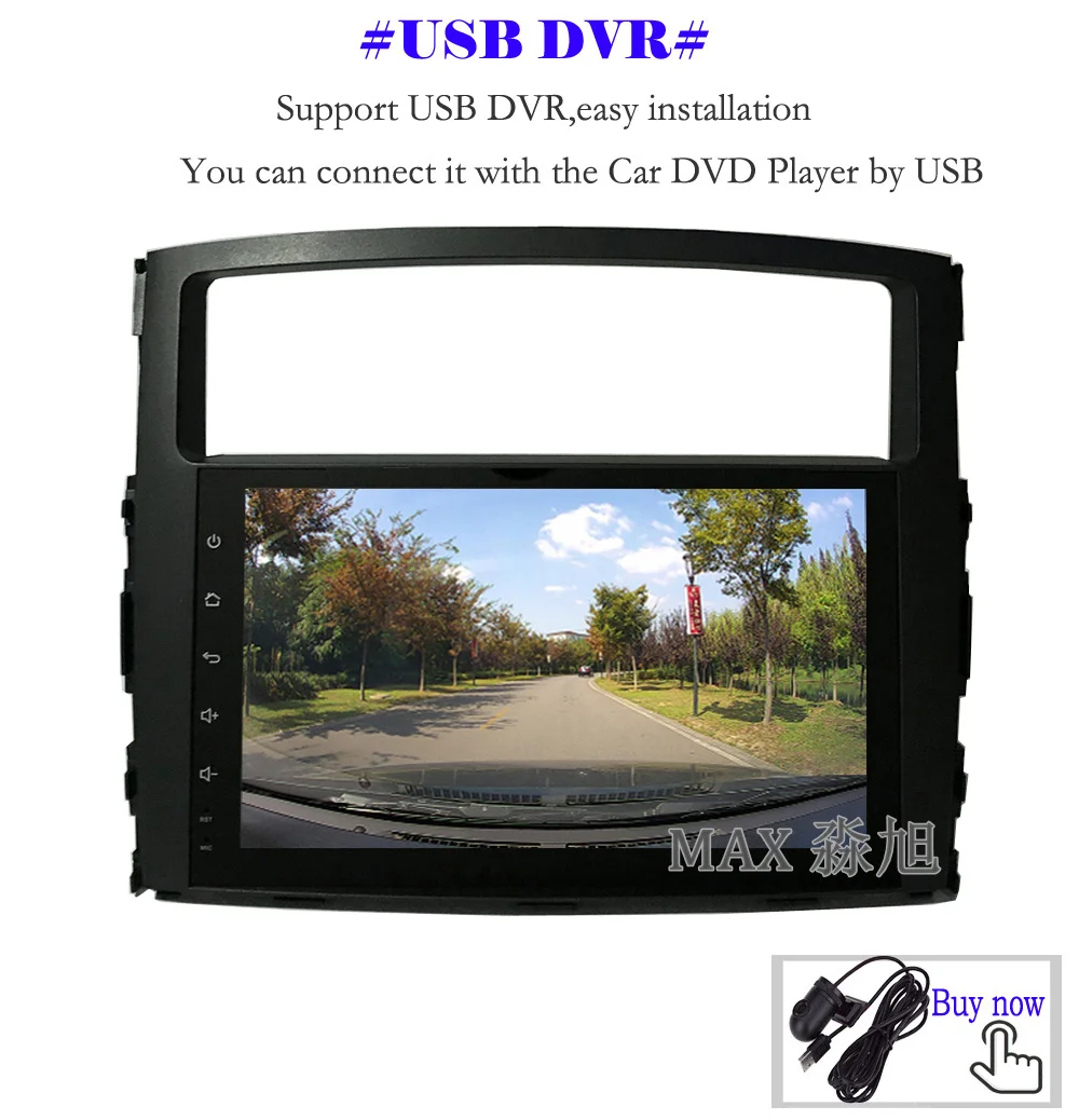 Clearance MAX Android 8.1.0 Car DVD For Mitsubishi PAJERO V97 2006 2007 2008 2009 2010 2011 2012 2013 2014 2015 Radio RDS GPS Free Map SWC 14