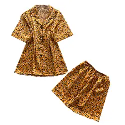 JAYCOSIN одежда для женщин Весна 2 цветная Пижама короткий рукав шорты для пижамы Свободная Пижама шт. домашняя одежда