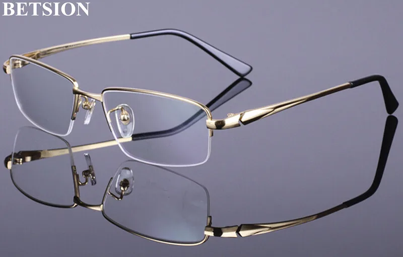 

Brand New Luxury Pure Titanium Reading Glasses Half Rimless +50 +75 +100 +125 +150 +175 +200 +250 +3 +350 +375 +400 +425 +450