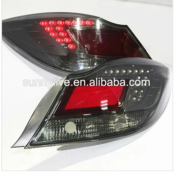 

FOR 2009-2012 year Verano Regal Opel insignia LED Tail Lamp LED Rear Lights Smoke Black Color