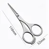 MR.GREEN Makeup Scissors Stainless Steel Beard  Nose Hair Scissor Stainless Steel Face Hair Removal Tools Round Point Head 5