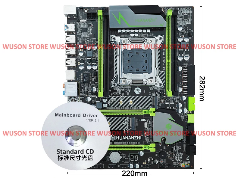 HUANANZHI X79 Pro Материнская плата с двумя M.2 видео слот карты GTX1050Ti 4G Процессор Xeon E5 1650 C2 с 6 трубы охладитель Оперативная память 16G(4*4G