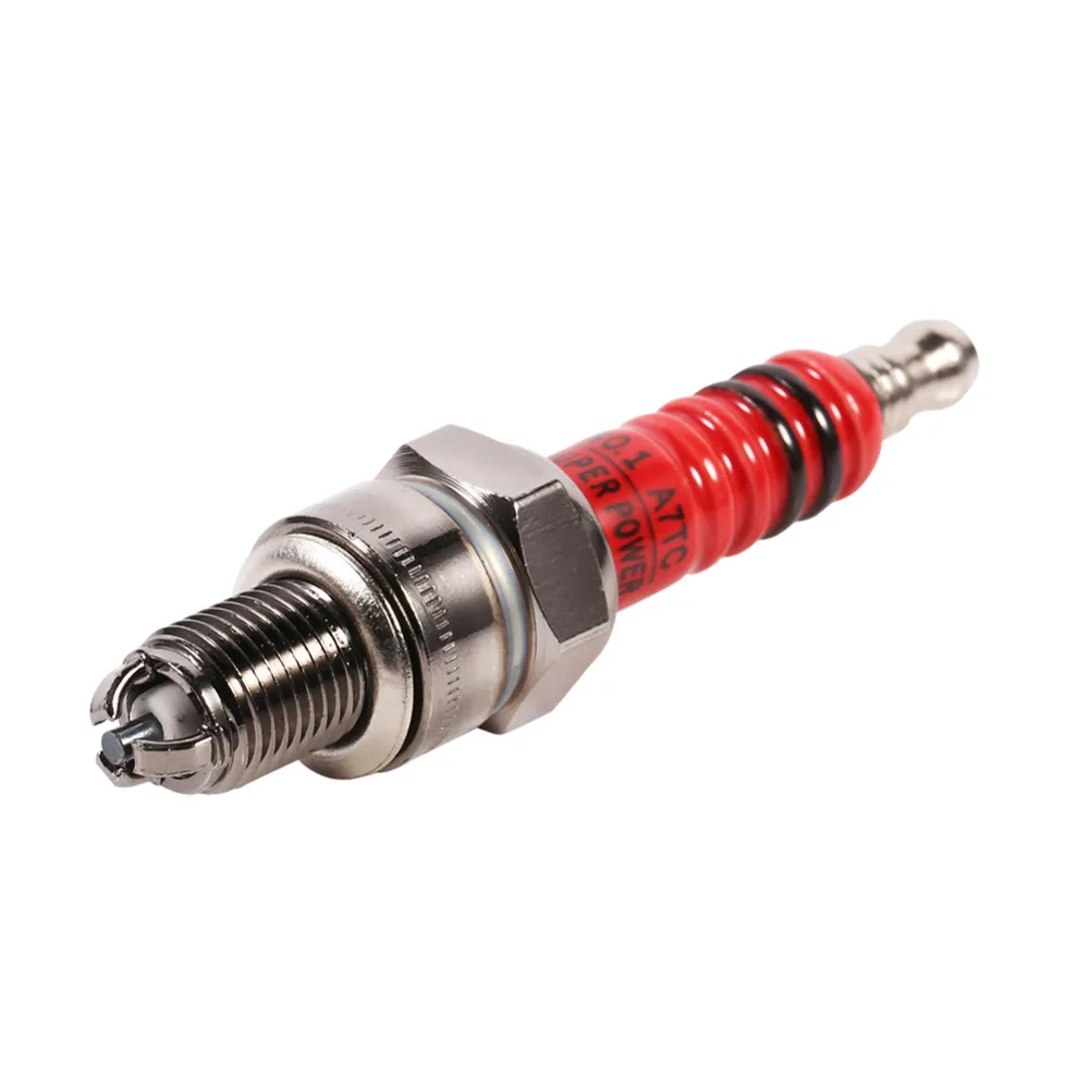 

High Performance Iridium Spark Plug 3 Electrode for Scooter ATV Quads GY6 50cc 110cc 125cc 150cc car styling