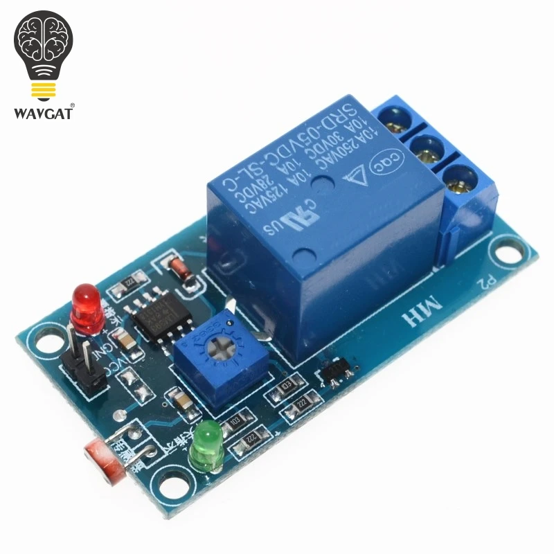 Световой фотопереключатель WAVGAT 5 В 12 сенсорный переключатель LDR светорезистор