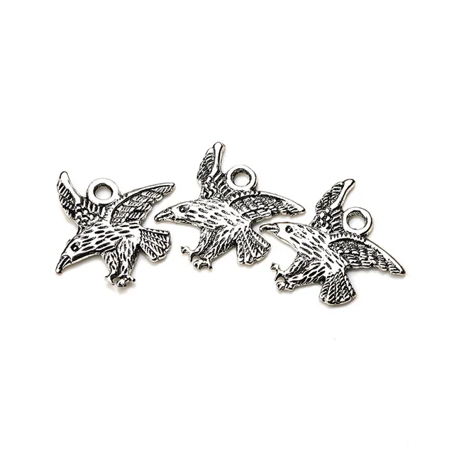 10pc-lot-22mm-x-25mm-Eagle-Charms-Antique-Silver-Tone-lucky-charms-for-necklace-pendant-jewelry.jpg_640x640