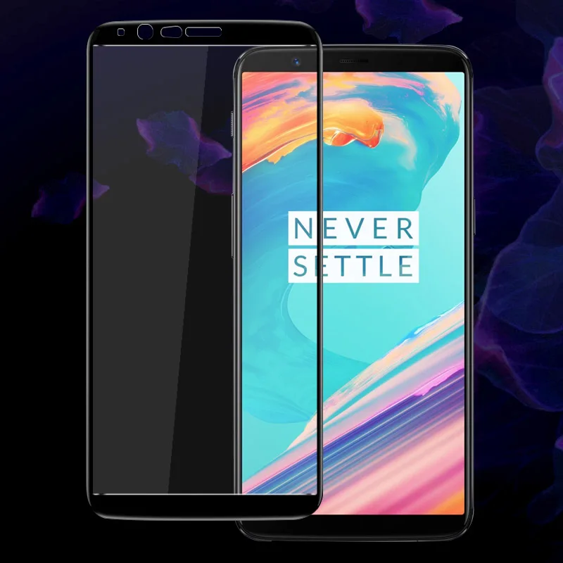 Imak Screen Protector Film For OnePlus 5T Full Cover Tempered Glass for
