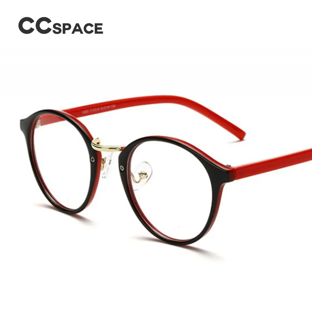 CCSPACE, классические круглые очки, оправа для мужчин и женщин, фирменный дизайн, оптические очки, модные очки, компьютерные очки 45377