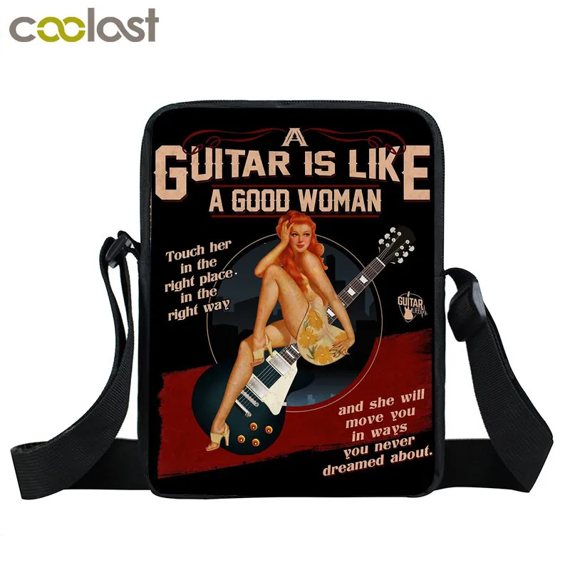 Элегантная сумка для фортепиано для женщин и мужчин, повседневная сумка на плечо для игры на гитаре, детские сумки через плечо для девочек и мальчиков, музыкальный клатч, маленький подарок