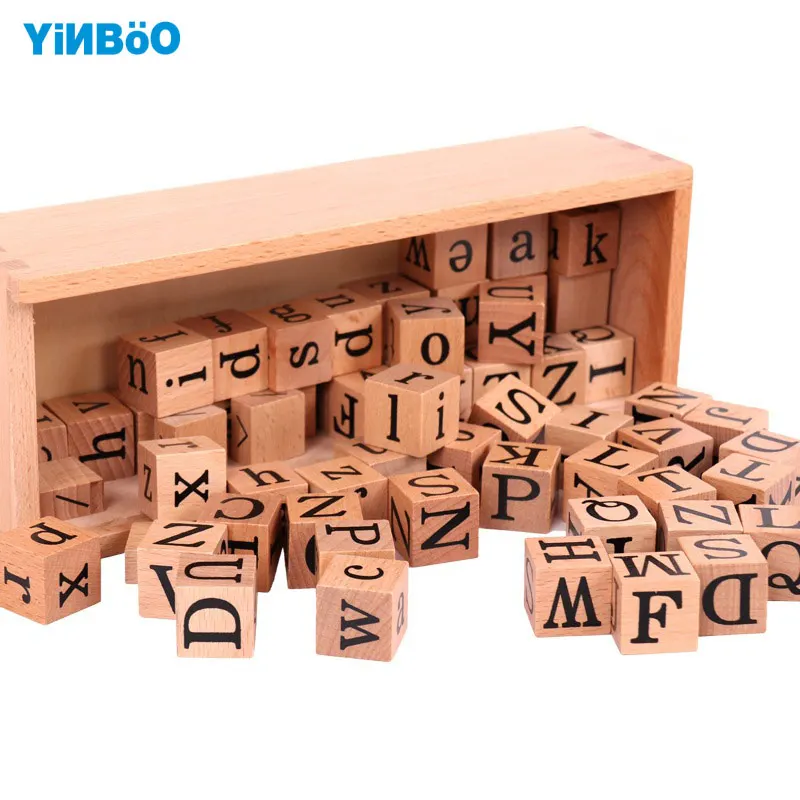 

Montessori Wooden The pinyin exercises WoodenToys Child Educational Early Development learn Gift abacus
