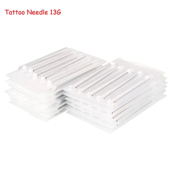 

BEAUTY7 Free Shipping 100pcs 13G Disposable Tattoo Piercing Needles Permanent Makeup Eyebrow Tattoo Machine Microblading Needles