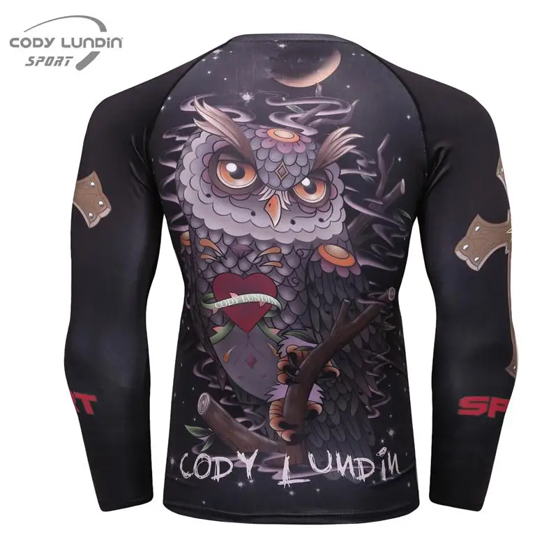 3D Rashguard брендовая одежда компрессионная рубашка быстросохнущая для фитнеса