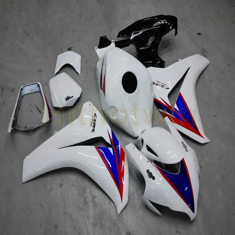 Пользовательские Обтекатели мотоцикла для HONDA CBR1000RR 2008 2009 2010 2011 мотор панели+ Botls+ литьевая форма красный белый синий - Цвет: K