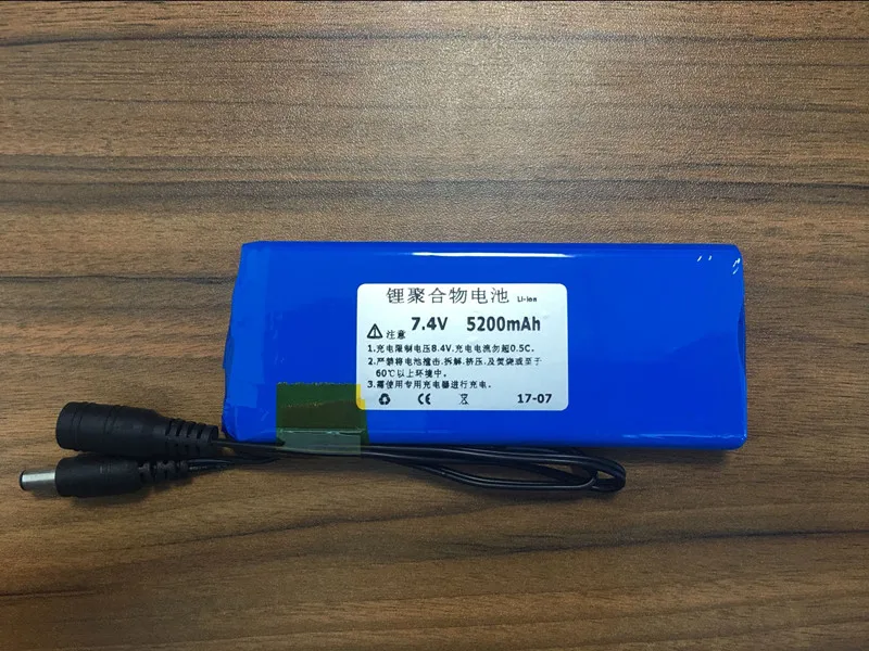 Shaoxing] 7 4 V 5200MAH литий-полимерный аккумулятор тестер точки росы батарея с 8.4V1A