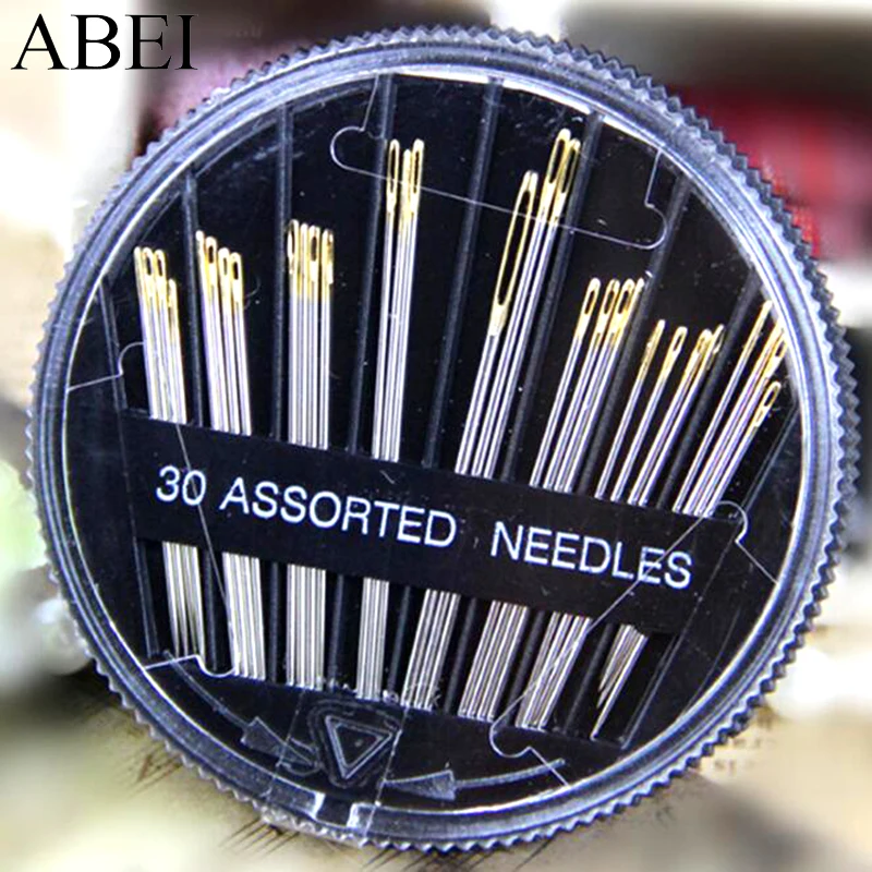 30 шт. Детские швейные иглы для шитья|tailor set|sewing setkitting needles |