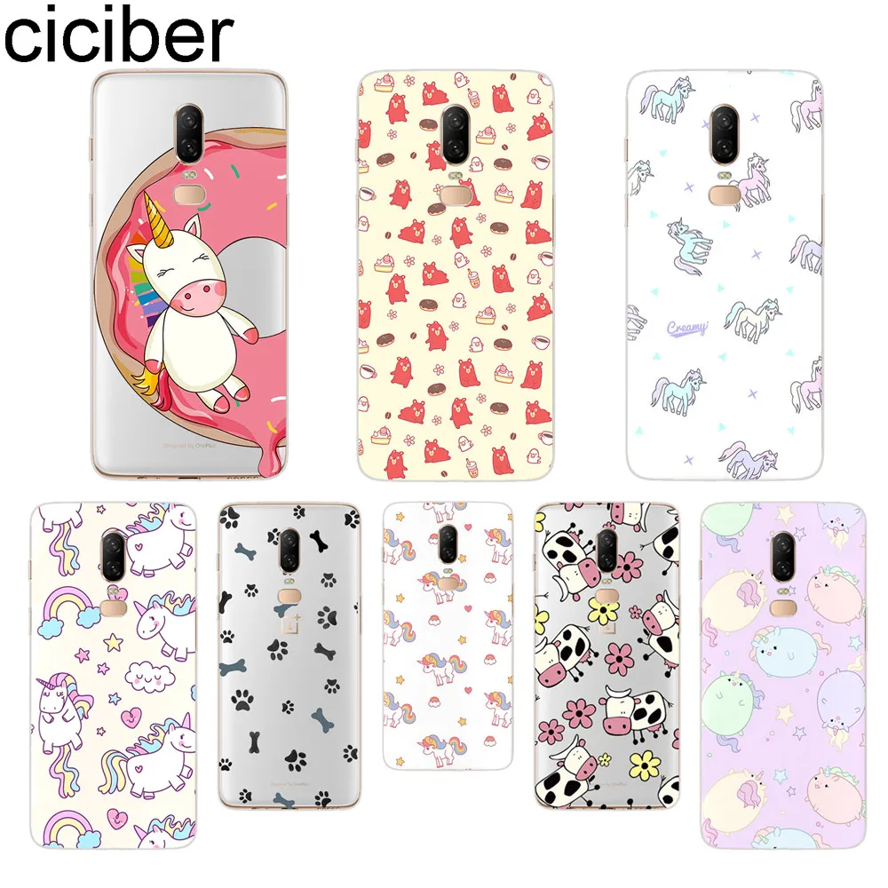 ciciber Cute Unicorn Phone Case For font b Oneplus b font font b 7 b font