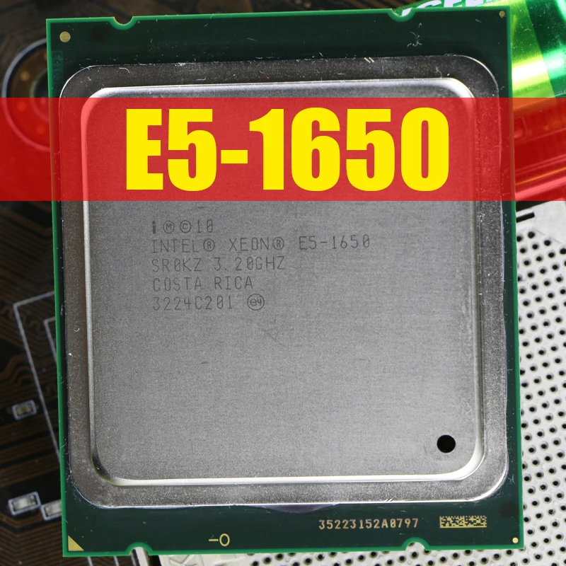 

Intel Xeon E5 1650 3.2GHz 6 Core 10Mb Cache Socket 2011 CPU Processor SR0KZ e5-1650 Six-Core (working 100% Free Shipping)