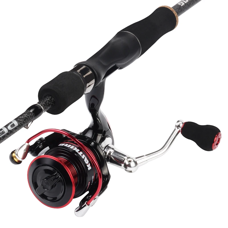 KastKing شاركي الثاني المياه العذبة غزل الصيد بكرة + نقطة الحضيض 1.98 متر الغزل الصيد قضيب كومبو