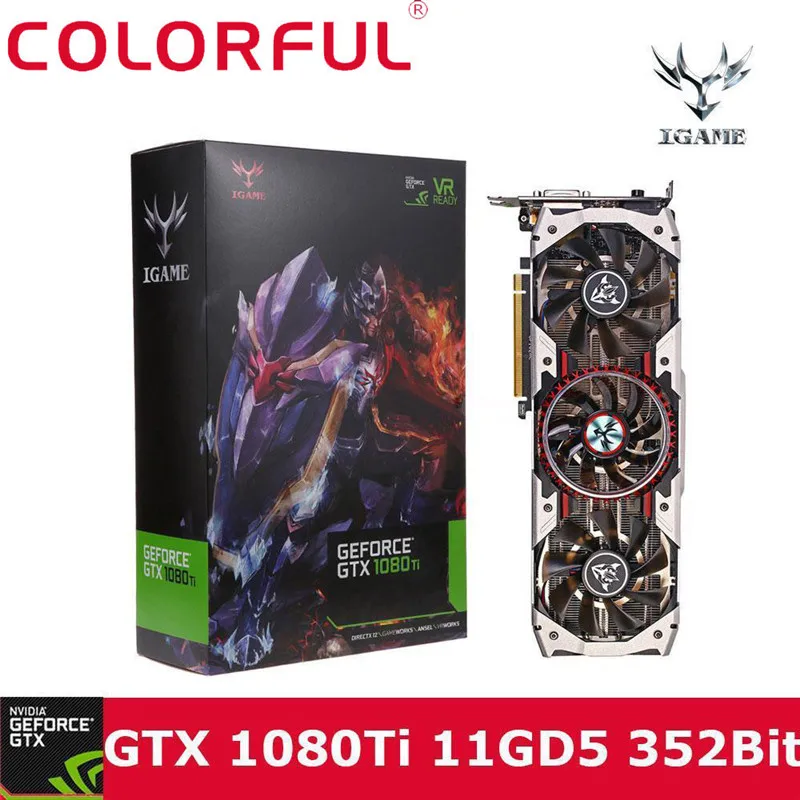 IGame GTX1080Ti Vulcan AD 11GB видеокарта 1594/1708MHz forNIER компьютерные аксессуары