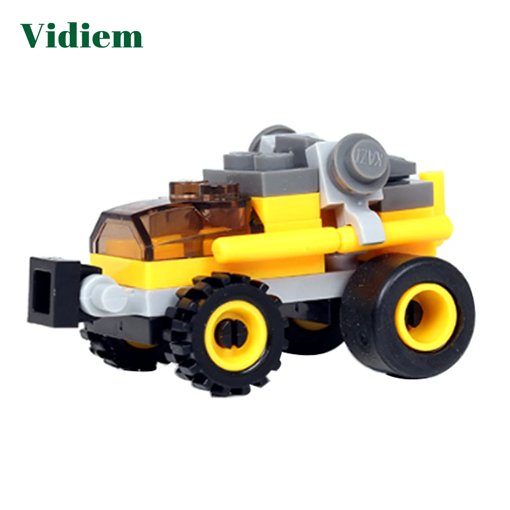

Vidiem Car Series Building Blocks Toys For Kids Early Educational Sets Legopin Friends Small Bricks Compatible