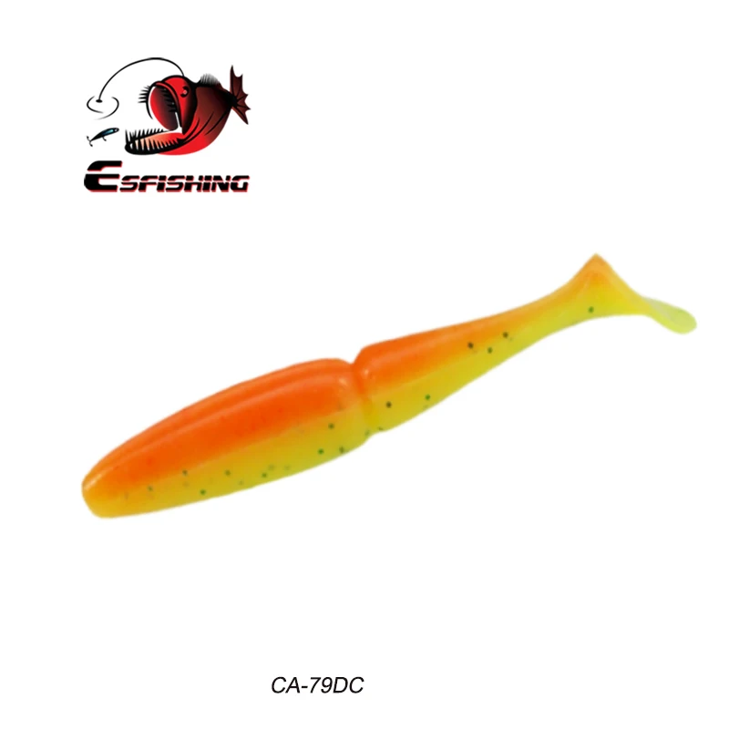 Esfishing мягкие приманки Shad Easy Shiner 50 мм 70 мм 1,2 г 3,8 г Leurre Souple рыболовные снасти Морская рыбалка Jerkbait белый - Цвет: CA79DC