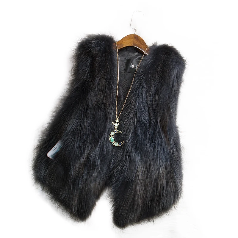 Nuovo Caldo Di Faux Del Casual Donne argento blu grigio bianco Gilet Volpe il colore Slim Cappotto verde Modo viola Rivestimento 2018 Inverno Giallo rosso Maniche arancione Nero Delle Beige Pelliccia Senza 8dPvnwtq
