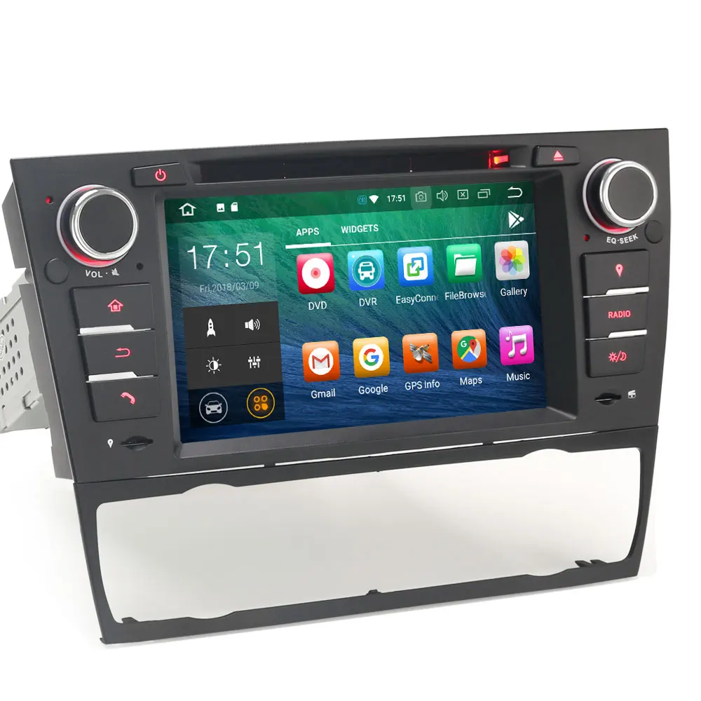 Flash Deal 7" 4GB RAM 32GB ROM Android 9.0 OS Car DVD Multimedia GPS Radio for BMW E90 2005-2012 & BMW E91 2005-2012 & BMW E92 2006-2013 5