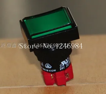 

[SA]D16LAT1-1AB Taiwan Progressive Alliance interlocking green rectangle single button normally open normally closed switch DECA
