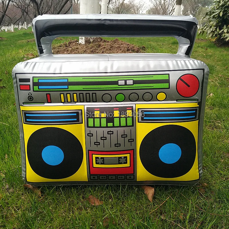 

Inflatable PVC Silver Radio Model Pool Floating Toy Kids Summer Water Play Equipment Fun Event Activities Party Props Gift 40cm