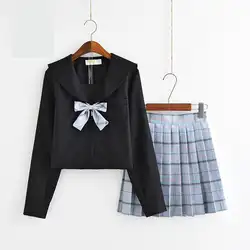 2019 темно-демон, новый британский JK, костюм моряка, японский корейский комплект школьной формы для девочек, костюм с длинными рукавами для