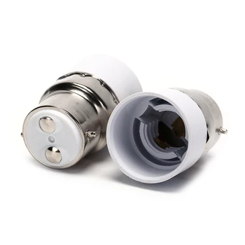 

B22 to E14 Led Lamp Bulb Base Holder Converter Screw LED Light Bulb Socket Adapter Fireproof Material For Home Light&Lighitng