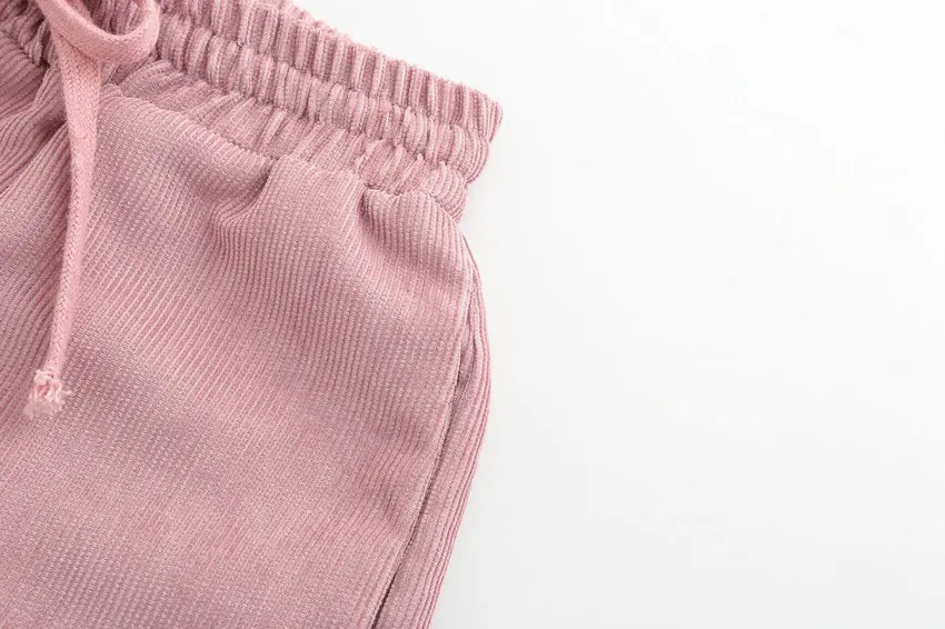 NIKOVE/2019 вельветовые Короткие штаны модные широкие шорты с манжетами удобные летние женские шорты со шнуровкой Размер s-xl