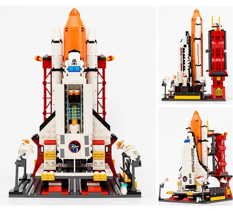 Spaceport 679pcs Building блокирует обучение образование кирпичи игрушки модели