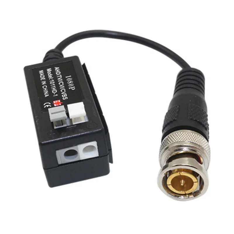 HD CCTV UTP Video Balun AHD TVI CVI CVBS 2.0MP 1080P 720P 1 канальный пассивный 100 шт./лот|Камеры