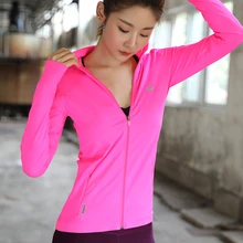 Ld. alice женские спортивные куртки на молнии со стоячим вырезом, с длинным рукавом, Светоотражающие бесшовные тренировочные костюмы, рубашки для фитнеса, йоги, топ S-XL