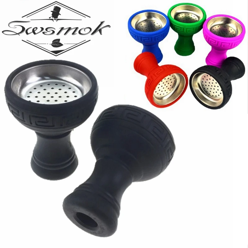 Unbreakable flower Silicon Shisha No Odor Hookah Bowl Silicon Head for