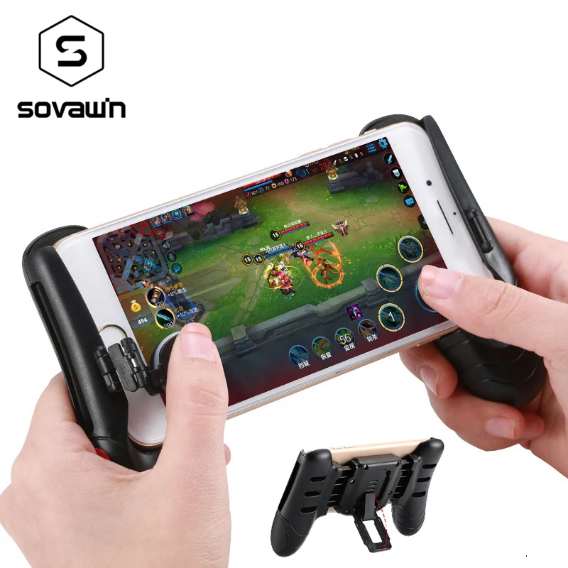  Controle Joystick Celular Game Pad Joystick Grip Extended Handle Controller for PUBG Android Smartp