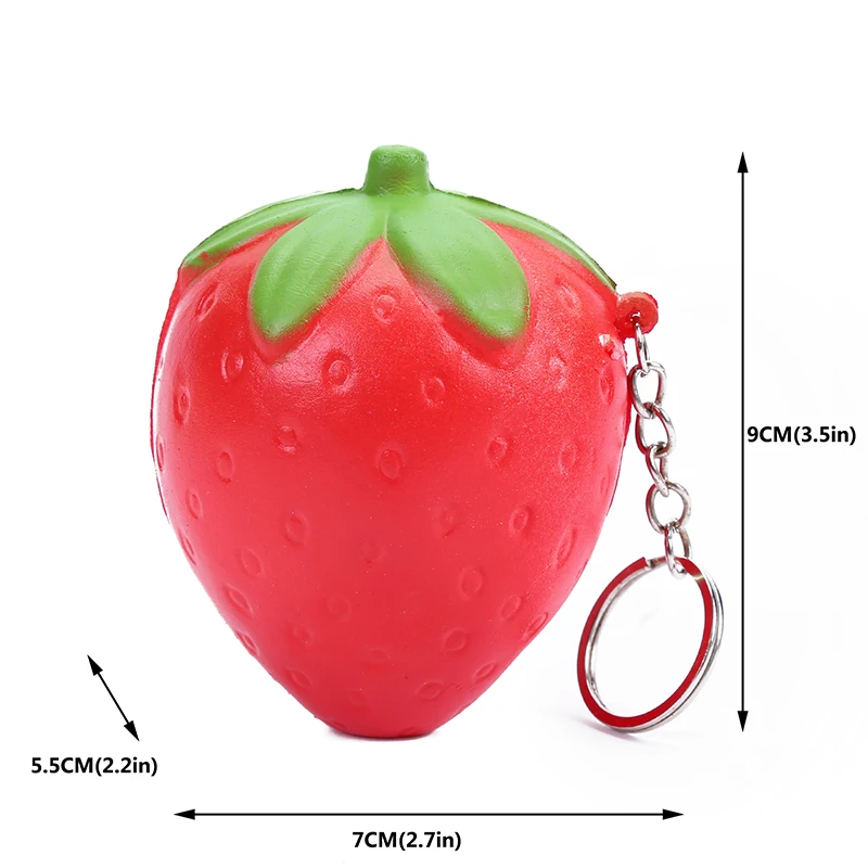 kawaii Squish Strawberry cheap Slow Rising Squeeze Phone Strap Charm Pendant Squishes fruit soft Scented Kid Toy Gift Collection kawaii Squish Strawberry cheap Slow Rising Squeeze Phone Strap Charm Pendant Squishes fruit soft Scented Kid Toy Gift Collection