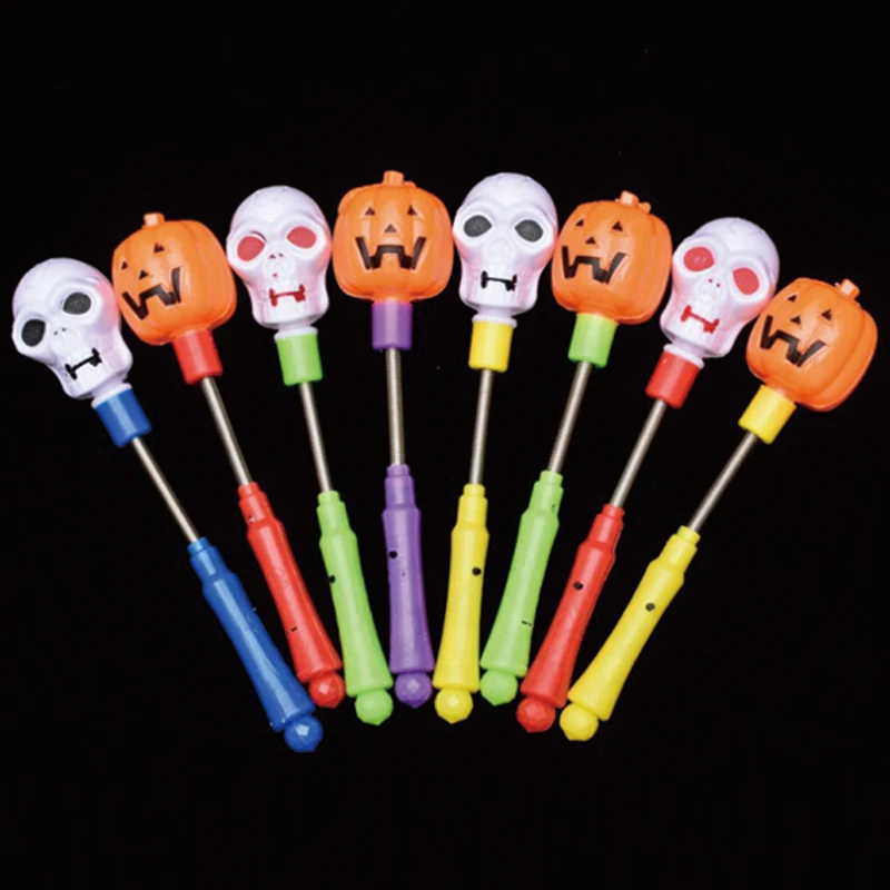 Party Supplies Light Pumpkin Stick Luminous Glow Stick Durable Colorful Celebration Halloween Tool Event Night LED Sticks 24pcs (2)