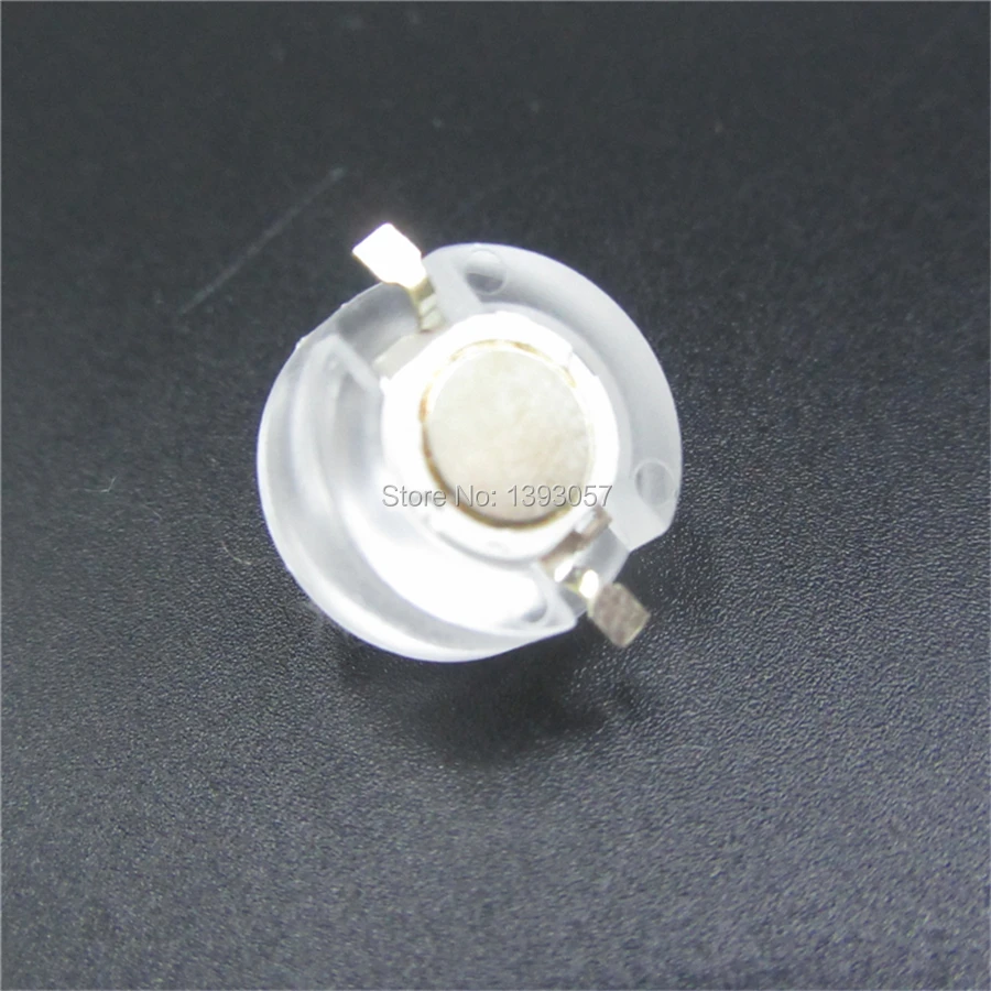13mm 1W 3W LED mini Lens 15 30 45 60 90 100 Degree Needn't Holder Synthetical IR LED Power lenses Reflector Collimator