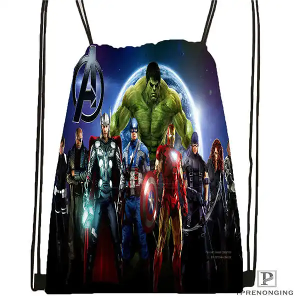 Customavengers age ofultrionDrawstring Backpack Bag for Man Woman Cute Daypack Kids Satchel Black Back 31x40cm 20180611