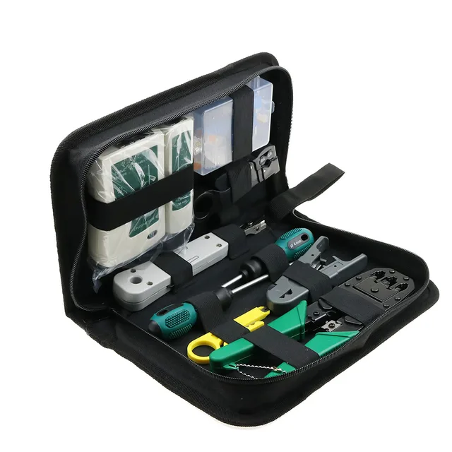 $US $20.23  11 in 1 Computer Network Repair Tool Kit LAN Cable Tester Wire Cutter Screwdriver Pliers Crimping M