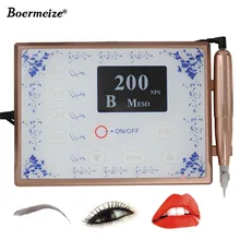 Professional бровей насадка для татуировочной машины для перманентного макияжа бровей подводка глаз с картриджем иглы