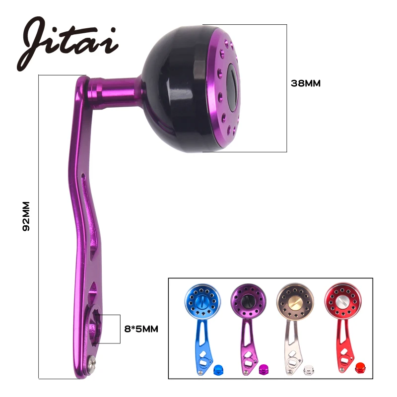 JITAI المعادن الصيد بكرة مقبض سبائك الألومنيوم مقبض DIY الساعد المكسرات لوحة غطاء برغي اليسار اليد اليمنى ل Baitcasting بكرات معالجة JITAI المعادن الصيد بكرة مقبض سبائك الألومنيوم مقبض DIY الساعد المكسرات لوحة غطاء برغي اليسار اليد اليمنى ل Baitcasting بكرات معالجة